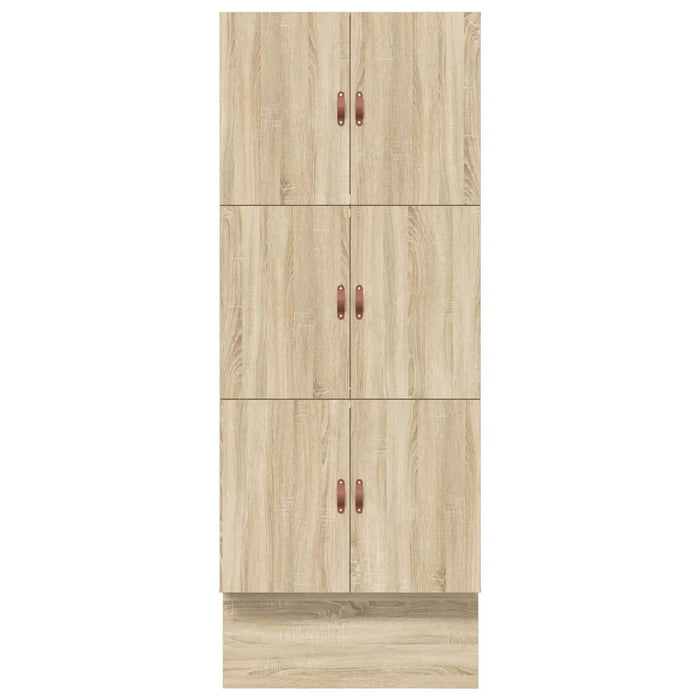 Storage Bed Frame in Sonoma Oak (236.5 x 100 x 31.5cm) - Little and Giant Explorers vidaXL