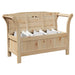 Garden Storage Bench in Solid Wood Pine (119 x 76 x 44cm) - Little and Giant Explorers vidaXL