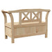 Garden Storage Bench in Solid Wood Pine (119 x 76 x 44cm) - Little and Giant Explorers vidaXL