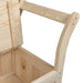 Garden Storage Bench in Solid Wood Pine (119 x 76 x 44cm) - Little and Giant Explorers vidaXL