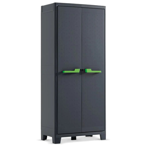 Storage Cabinet with Shelves 'Moby' in Graphite Grey 182cm - Little and Giant Explorers Keter