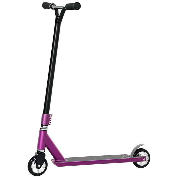 Stunt Scooter | 360° Swivel Design with Steel and Aluminium Frame (Purple Edition) - Little and Giant Explorers HOMCOM