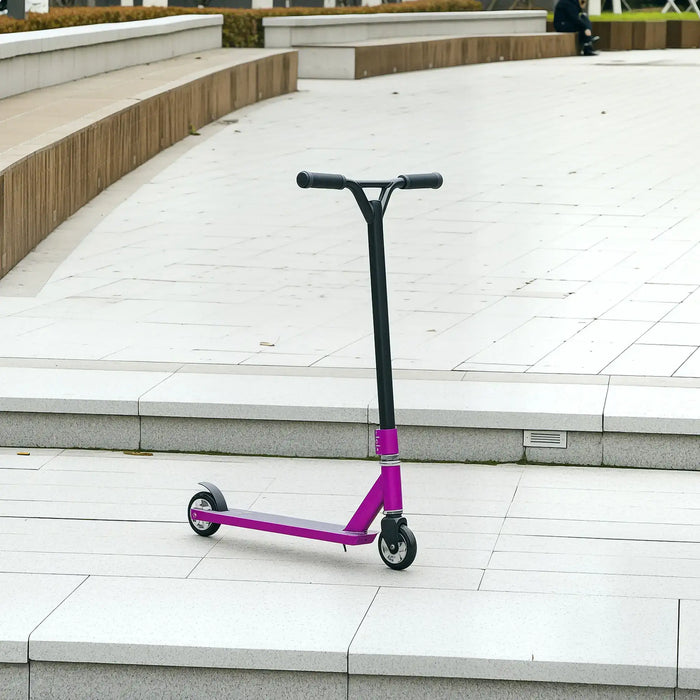 Stunt Scooter | 360° Swivel Design with Steel and Aluminium Frame (Purple Edition) - Little and Giant Explorers HOMCOM