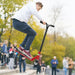 Stunt Scooter - Red | 360° Swivel Design - Steel and Aluminium Frame HOMCOM - Little and Giant Explorers HOMCOM