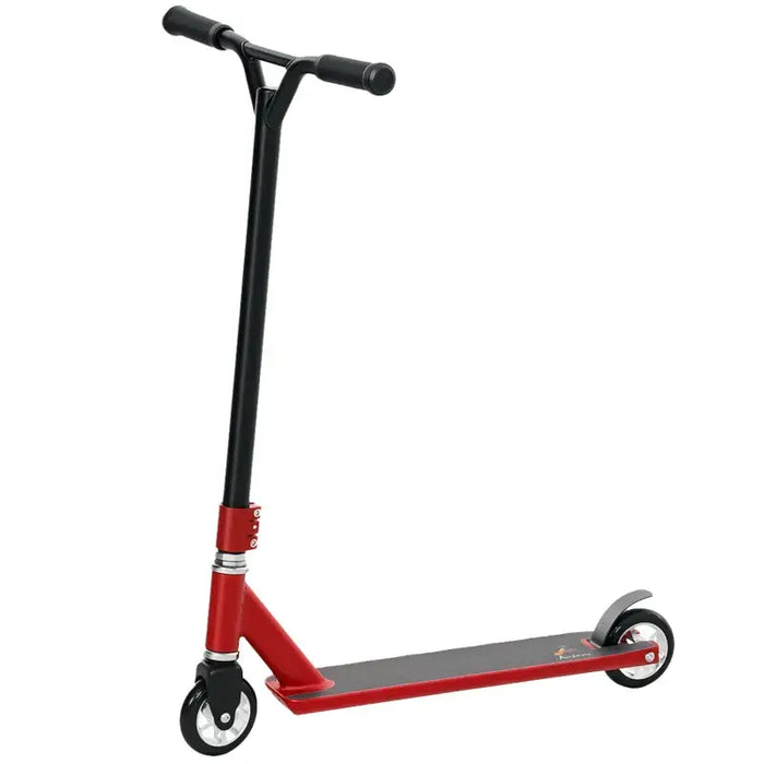 Stunt Scooter - Red | 360° Swivel Design - Steel and Aluminium Frame HOMCOM - Little and Giant Explorers HOMCOM