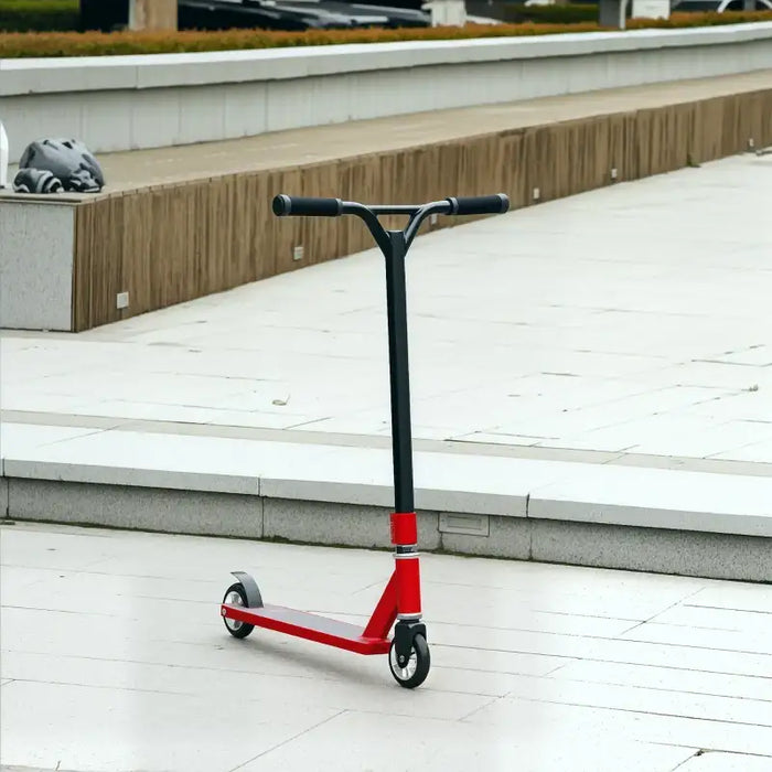 Stunt Scooter - Red | 360° Swivel Design - Steel and Aluminium Frame HOMCOM - Little and Giant Explorers HOMCOM
