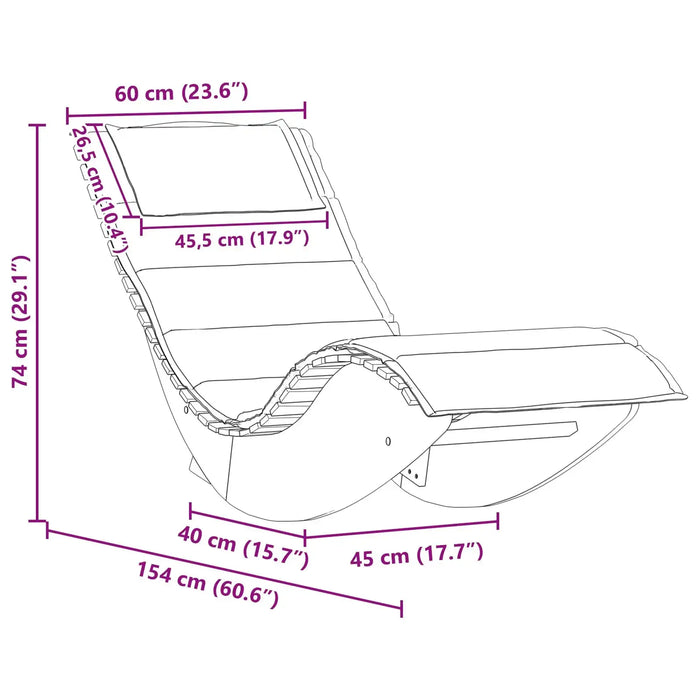 Sun Lounger Set of 2 in Dark grey - Little and Giant Explorers vidaXL