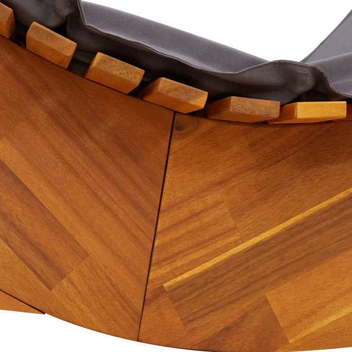 Sun Lounger Set of 2 in Dark grey - Little and Giant Explorers vidaXL