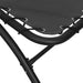 Sun Lounger with Canopy in Dark Grey - Little and Giant Explorers vidaXL