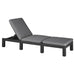 Sunlounger with Cushion 'Daytona' in Graphite - Little and Giant Explorers Keter