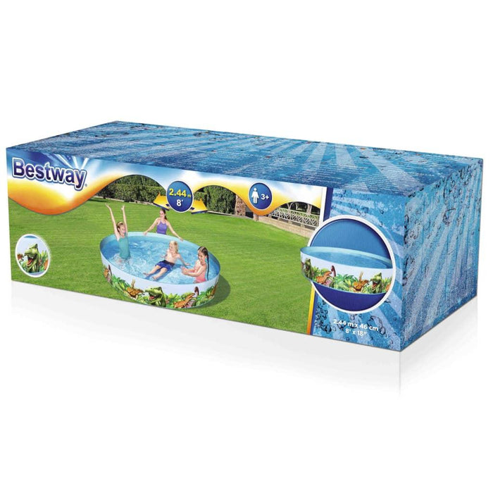 Swimming Pool Dinosaur Fill'N Fun (244 x 46cm) - Little and Giant Explorers Bestway