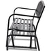 Swing Bench in Black and Steel - Little and Giant Explorers vidaXL