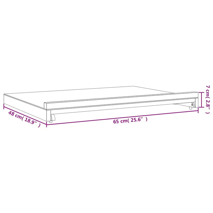 Table Easel in Solid Beech Wood (65 x 48 x 7cm) - Little and Giant Explorers vidaXL