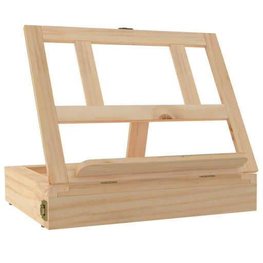 Table Easel With Drawer in Solid Wood Pine (33.5 x 25.5 x 7cm) - Little and Giant Explorers vidaXL