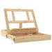 Table Easel With Drawer in Solid Wood Pine (33.5 x 25.5 x 7cm) - Little and Giant Explorers vidaXL