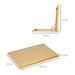 Beechwood tabletop easel with adjustable angle, desktop A3 art easel, product dimensions shown.