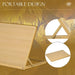 Beechwood tabletop easel with adjustable angle, foldable portable design, A3 compatible