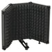 Table-Top Microphone Isolation Shield | Folding Acoustic Foam Panel - 3/8" Mount HOMCOM - Little and Giant Explorers