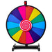Tabletop Spinning Prize Wheel 60 cm - Little and Giant Explorers Costway