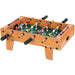 Tabletop Football Game – Natural Wood Finish | Compact Mini Foosball Table with 12 Players SPORTNOW - Little and Giant Explorers SPORTNOW