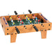 Tabletop Football Game – Natural Wood Finish | Compact Mini Foosball Table with 12 Players SPORTNOW - Little and Giant Explorers SPORTNOW