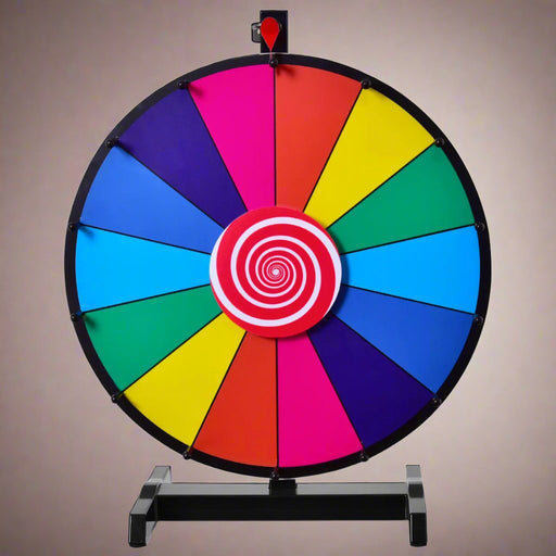 Tabletop Spinning Prize Wheel 60 cm - Little and Giant Explorers Costway