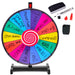 Tabletop Spinning Prize Wheel 60 cm - Little and Giant Explorers Costway