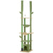 Tall Adjustable Floor to Ceiling Cat Tree with Scratching Posts - Little and Giant Explorers PawHut