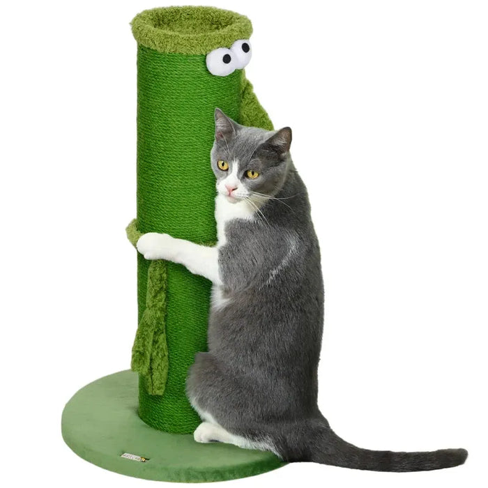 Tall Cat Scratching Post with Sisal Rope Cover 63cm - Little and Giant Explorers PawHut