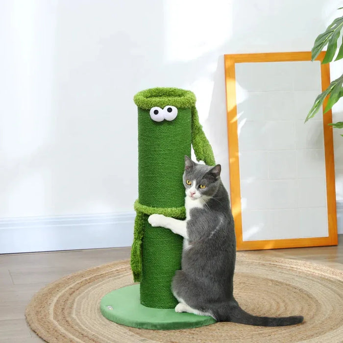 Tall Cat Scratching Post with Sisal Rope Cover 63cm - Little and Giant Explorers PawHut