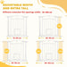 Tall Dog Gate with Cat Door | Stairs and Doorways 77cm - Little and Giant Explorers PawHut