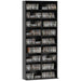 640 CD Storage Tower in Black - Little and Giant Explorers HOMCOM