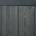 Tall Narrow Wooden Garden Storage Shed – Grey | Fir Wood - Double Doors OUTSUNNY - Little and Giant Explorers Outsunny