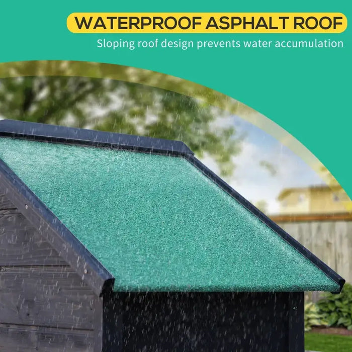 Tall Narrow Wooden Garden Storage Shed – Grey | Fir Wood - Double Doors OUTSUNNY - Little and Giant Explorers Outsunny