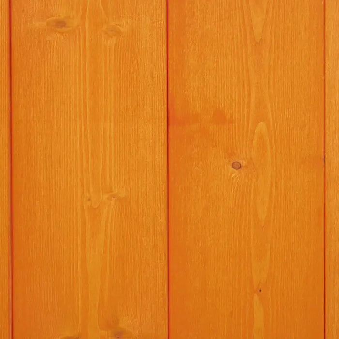 Tall Narrow Wooden Garden Storage Shed – Orange | Fir Wood - Double Doors OUTSUNNY - Little and Giant Explorers Outsunny
