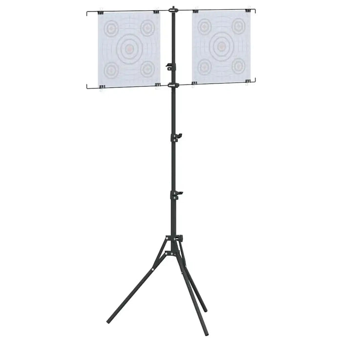 Target Stand – Black | Height-Adjustable Steel Shooting Frame with 10 Target Papers VIDAXL - Little and Giant Explorers