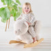 Teddy Bear Rocker | Adorable Design with Safety Harness and Side Supports (Ecru Edition) - Little and Giant Explorers Nattou