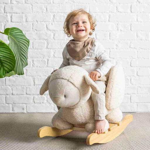 Teddy Rocker Ecru Sheep - Little and Giant Explorers Nattou