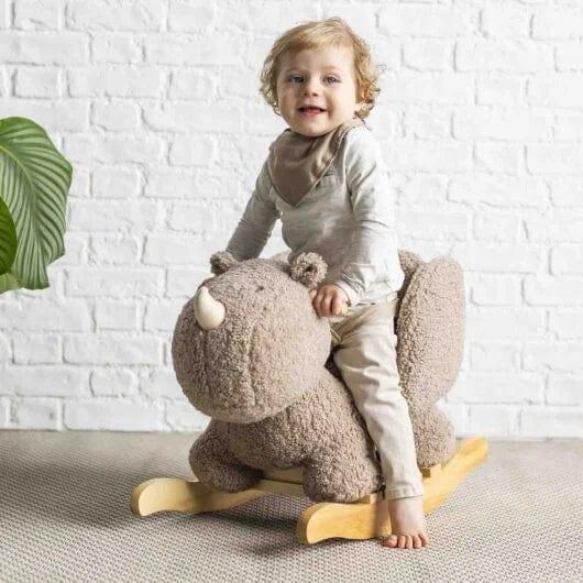 Teddy Rocker - Taupe Rhino - Little and Giant Explorers Nattou