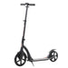 Teen/Adult Foldable Kick Scooter with Aluminium Frame in Black - Little and Giant Explorers HOMCOM