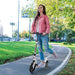 Teen/Adult Foldable Kick Scooter with Aluminium Frame in White - Little and Giant Explorers HOMCOM