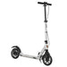 Teen/Adult Foldable Kick Scooter with Shock Mitigation System in Silver - Little and Giant Explorers HOMCOM