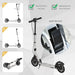 Teen/Adult Foldable Kick Scooter with Shock Mitigation System in Silver - Little and Giant Explorers HOMCOM