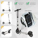 Teen/Adult Kick Scooter | Quick-Fold Design with Front and Back Brakes (Silver Edition) - Little and Giant Explorers HOMCOM