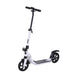 Teen/Adult Urban Kick Scooter with Double Shock Absorption in White - Little and Giant Explorers HOMCOM