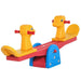 Teeter Totter Seesaw with Easy Grip Handles - Little and Giant Explorers HOMCOM