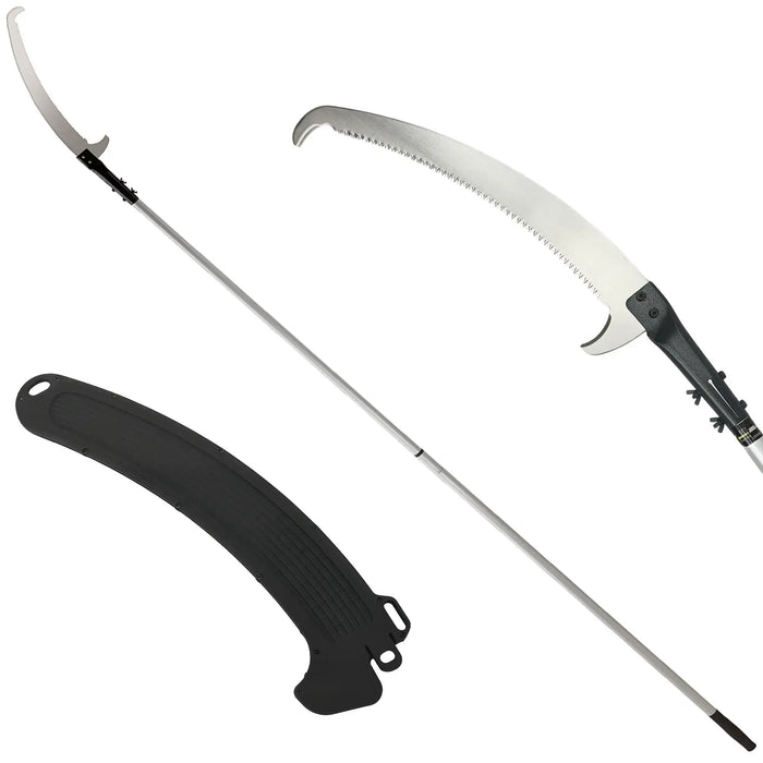 Telescopic Tree Pruner | Metal Aluminium with Hook Knives and Double Tighten Screws - Little and Giant Explorers Outsunny