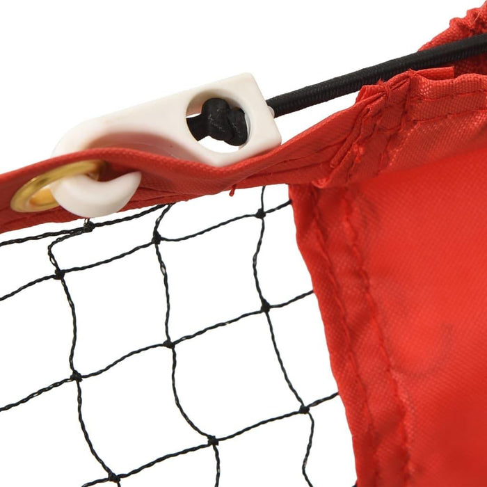 Tennis Net in Black and Red (600 x 100 x 87cm) - Little and Giant Explorers vidaXL