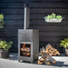 Terrace Stove with Pizza Oven in Black - Little and Giant Explorers Esschert Design