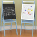 Three-In-One Easel for Kids with Paper Roll and Adjustable Height - Little and Giant Explorers AIYAPLAY